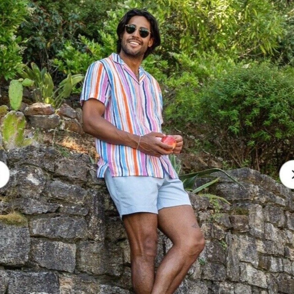 Chubbies Men’s Originals Stretch Short The Altitudes 5.5” Light Blue Size XL NWT - Picture 2 of 13
